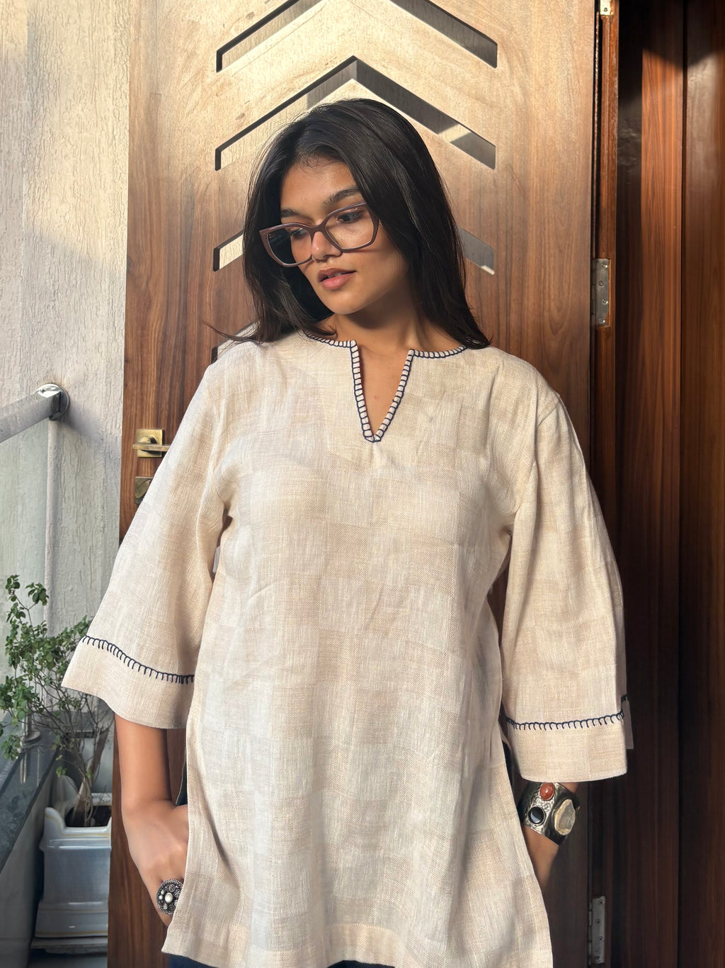 Embroidery detailing Kurti