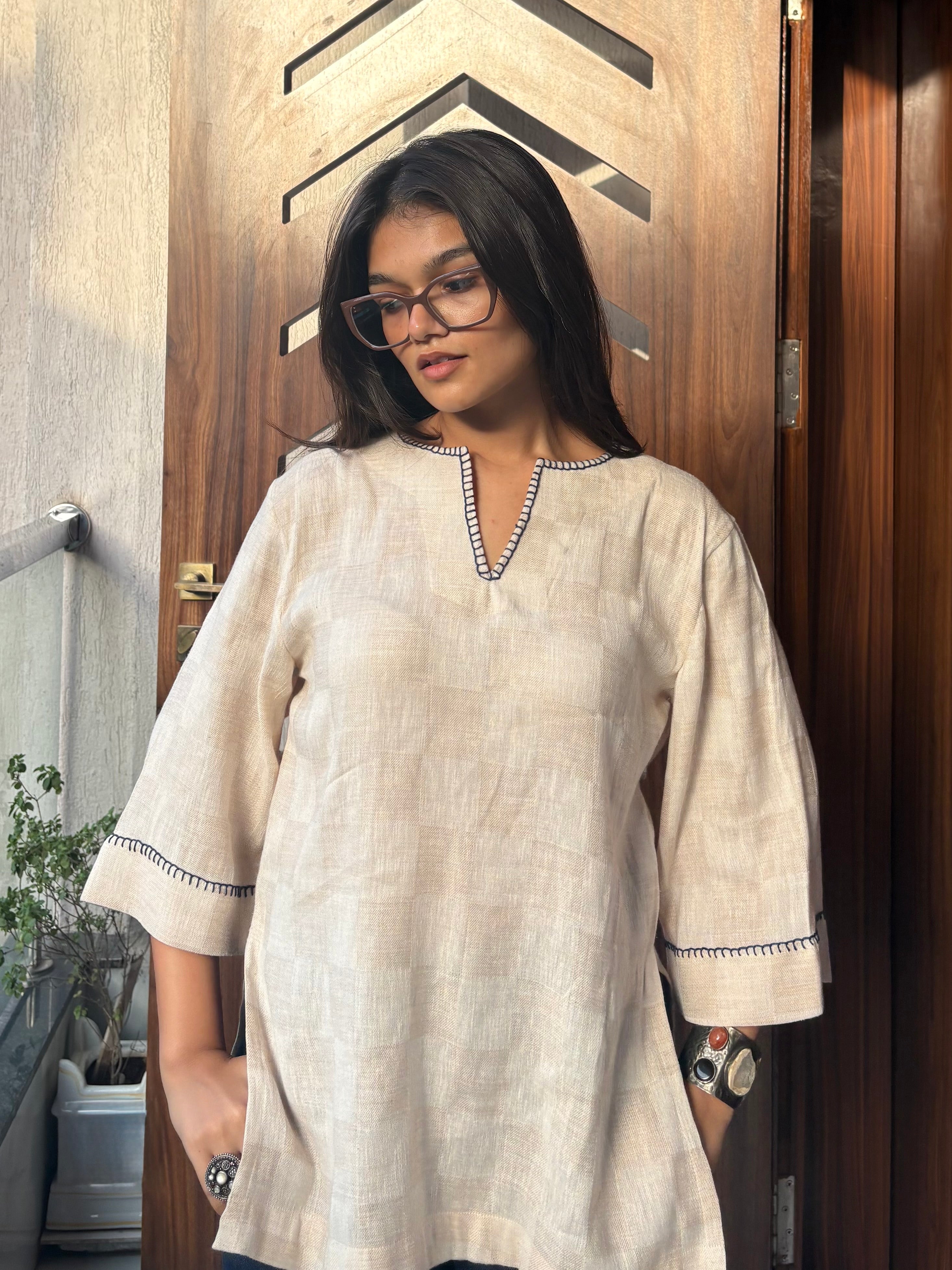 Embroidery detailing Kurti