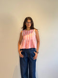 Pink Striped Top