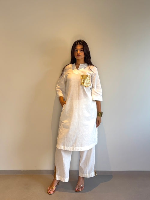 Kurta Set with Gota Patti Detailing