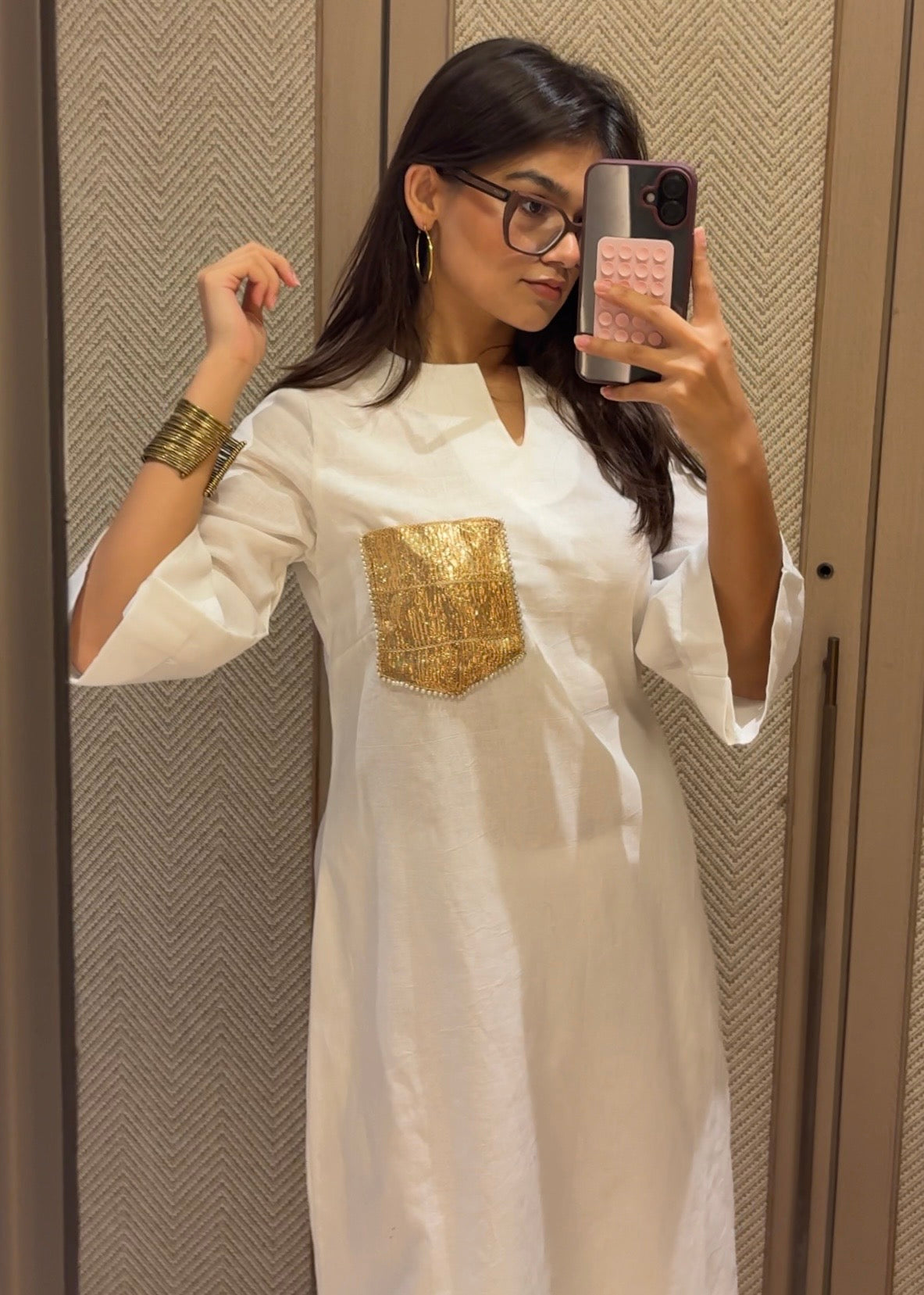 Kurta Set with Gota Patti Detailing