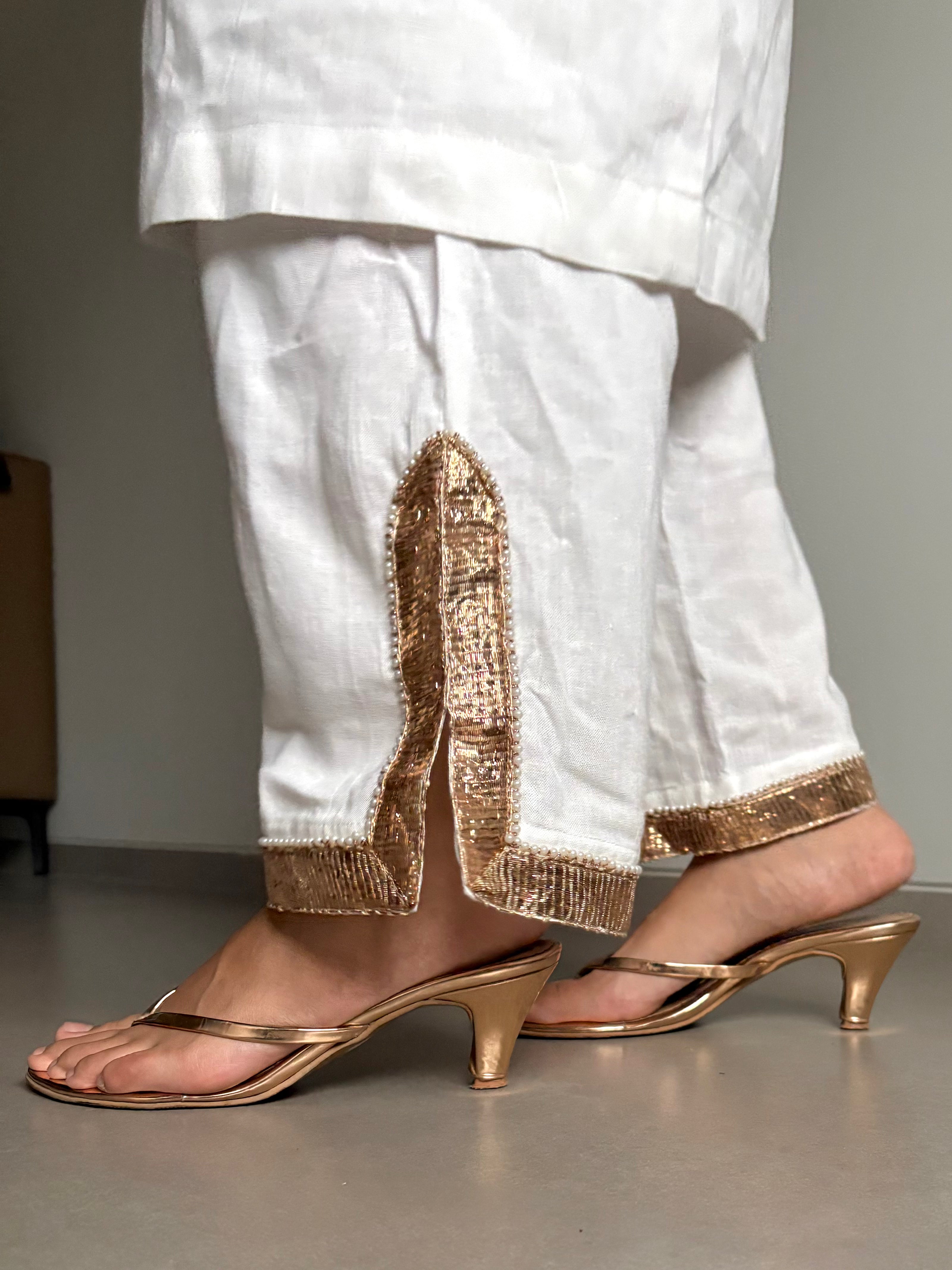 Chandni - Kurta Set with Gota Patti Detailing