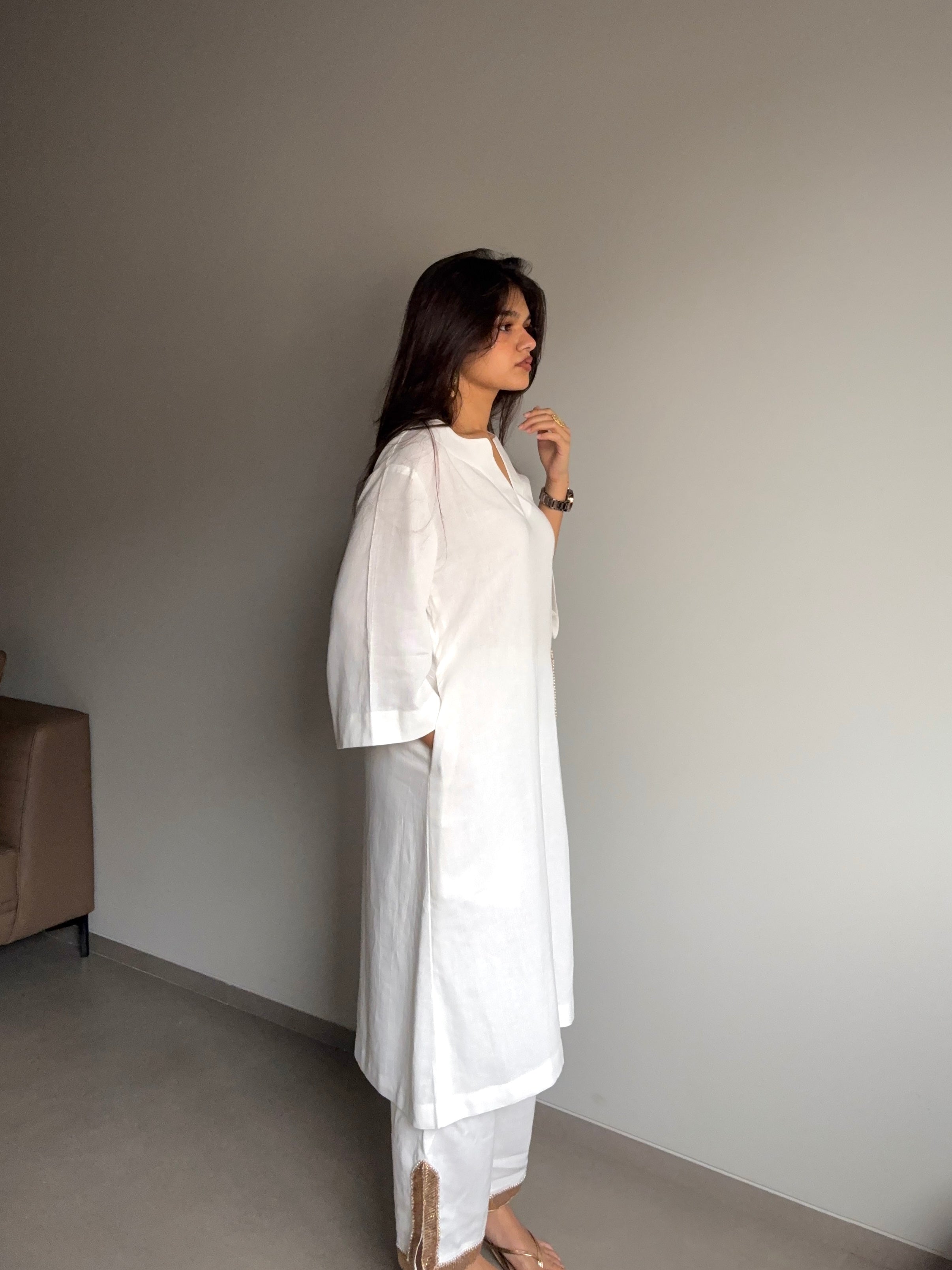 Chandni - Kurta Set with Gota Patti Detailing