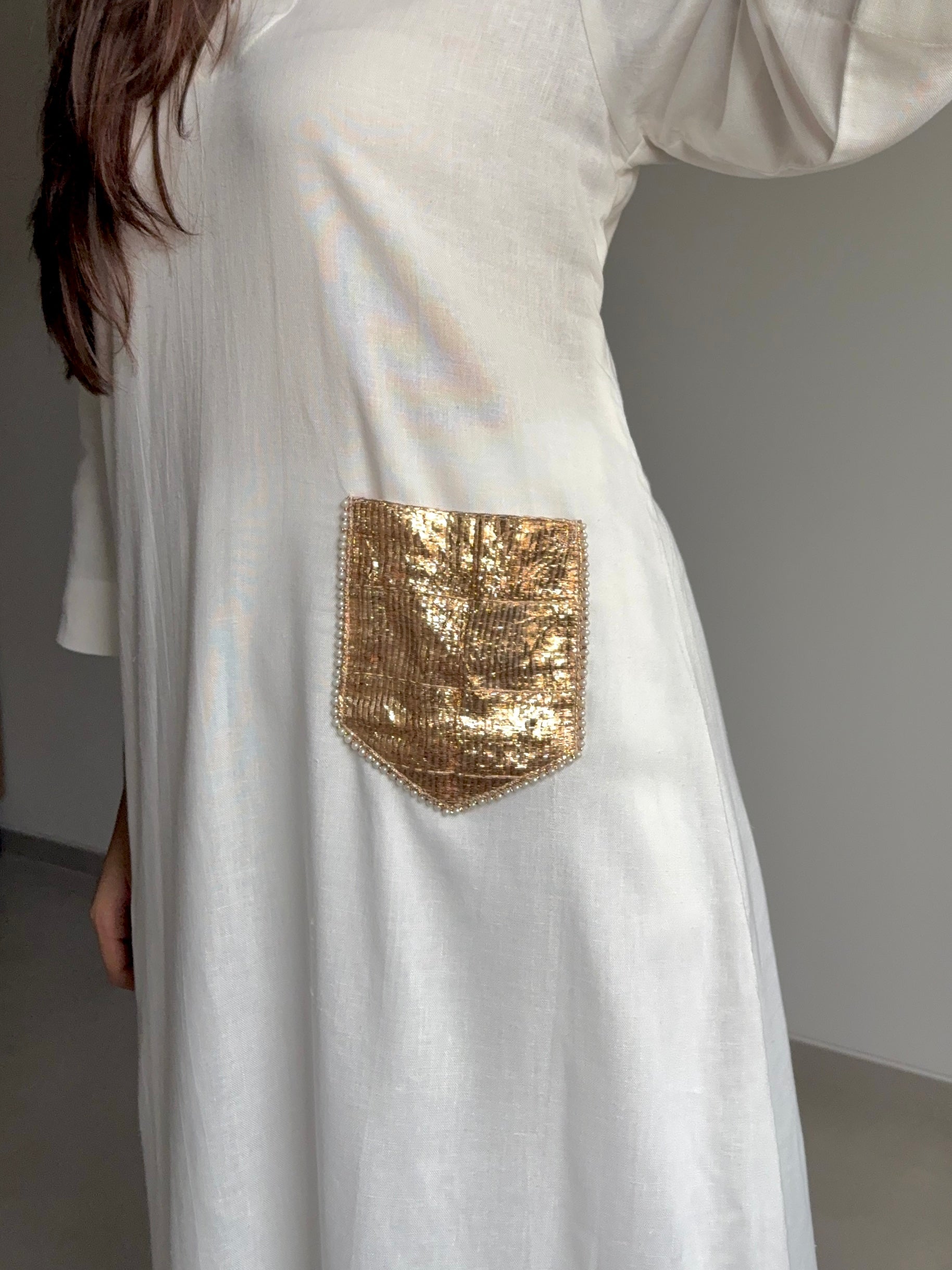 Chandni - Kurta Set with Gota Patti Detailing